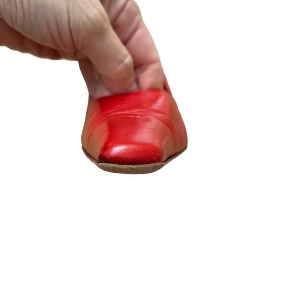 Prada leather kitten heel square toe single left shoe 39 - Picture 4 of 11